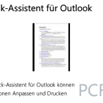 Kalenderdruck-Assistent für Outlook