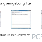 Perl Entwicklungsumgebung lite
