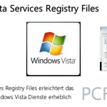 Windows Vista Services Registry Files